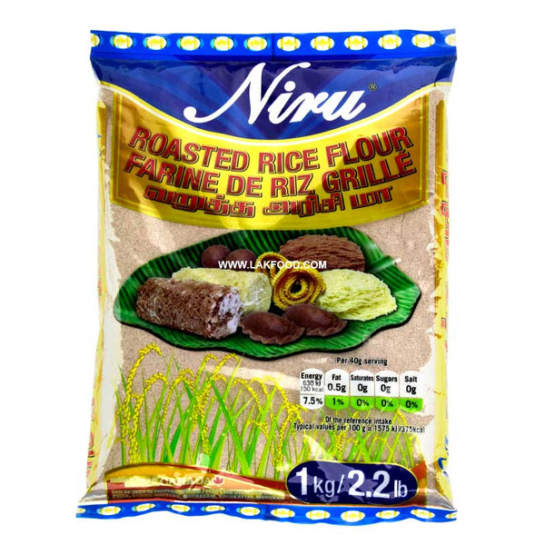 Niru Roasted Rice Flour 1KG / 2.2LB