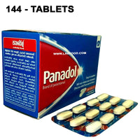 Panadol 500mg Paracetamol - 144 Tablets