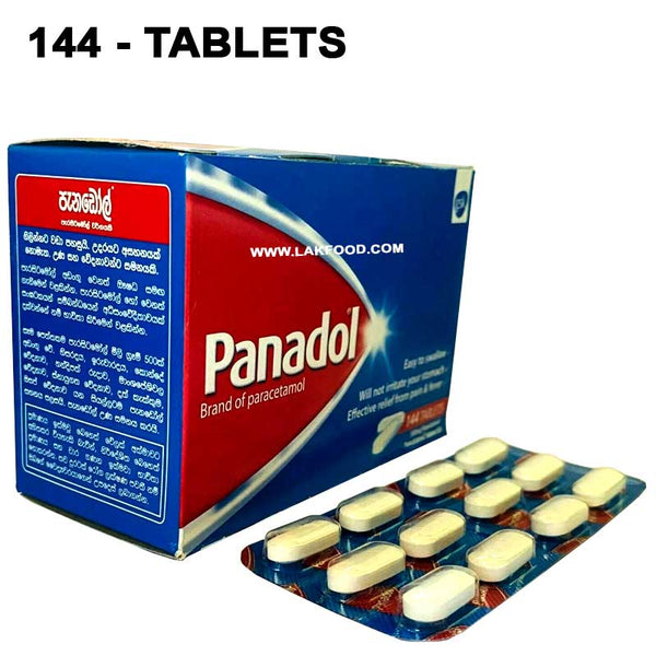 Panadol 500mg Paracetamol - 144 Tablets
