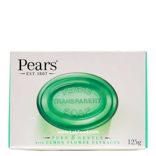 Pears Soap 125g - Pure & Gentle with Lemon Flower Extract