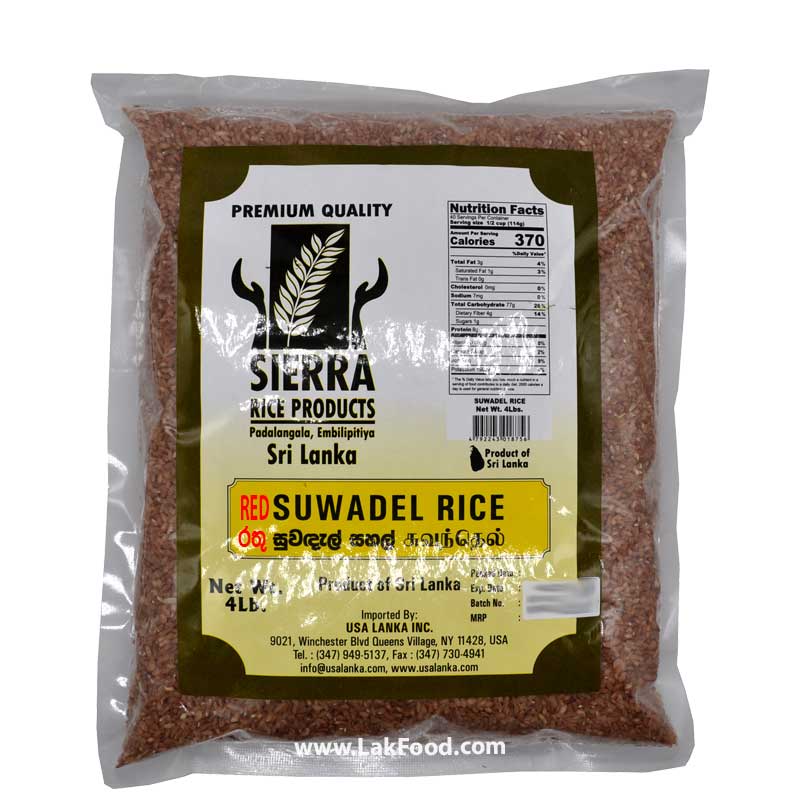 Sierra Red Suwadel Rice 4LB – LakFood
