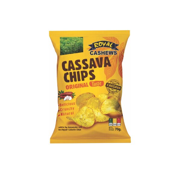 Royal Cassava Chips ( Hot Pepper ) 70g