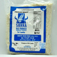 Sierra White Raw Rice (Kiribath Rice) 4LB