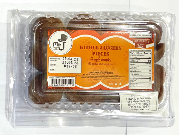 Mr. J Kithul Jaggery Pieces 500g