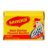 Maggi Chicken Flavor  Bouillon Cubes - 21g  ( 2 Tablets )
