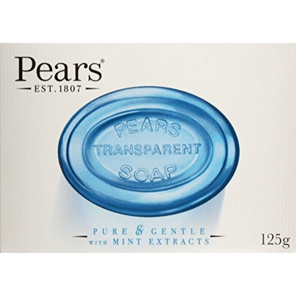 Pears Soap 125g - Pure & Gentle with Mint Extracts