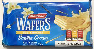 Maliban Wafers Vanilla Cream 90g